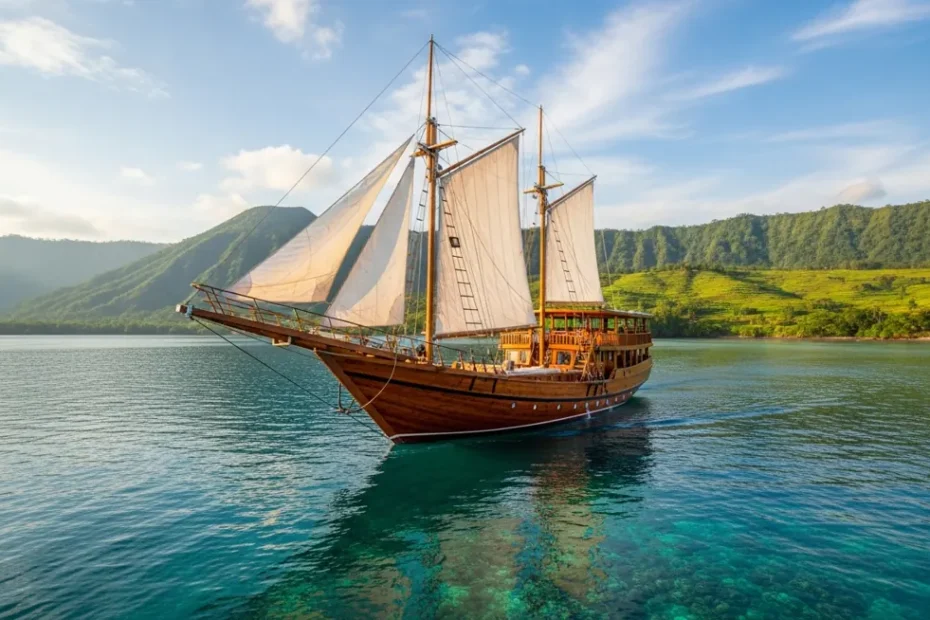 Why a traditional phinisi yacht is perfect for a honeymoon